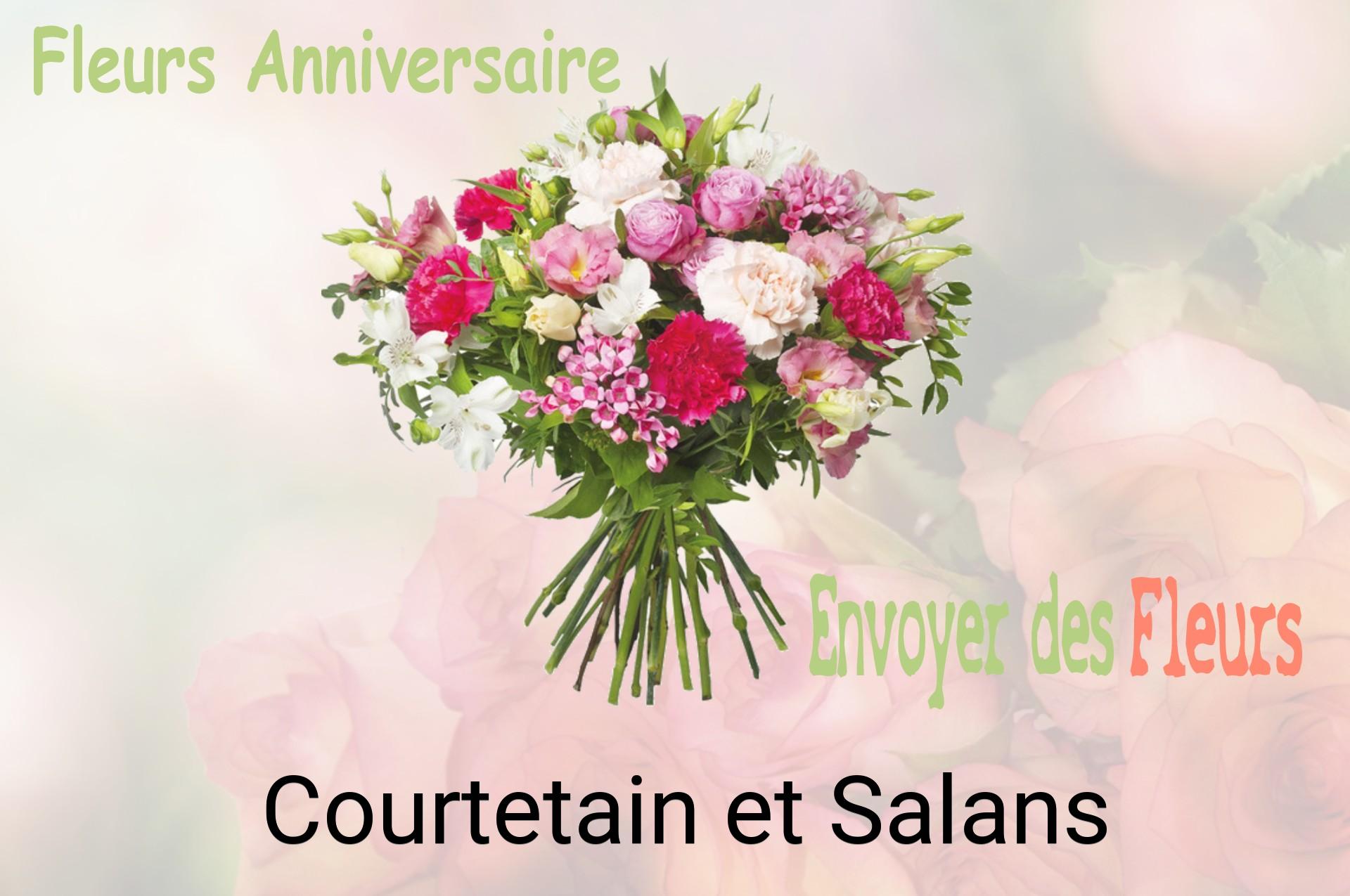 Bouquet de fleurs d’anniversaire livré à Courtetain-et-Salans